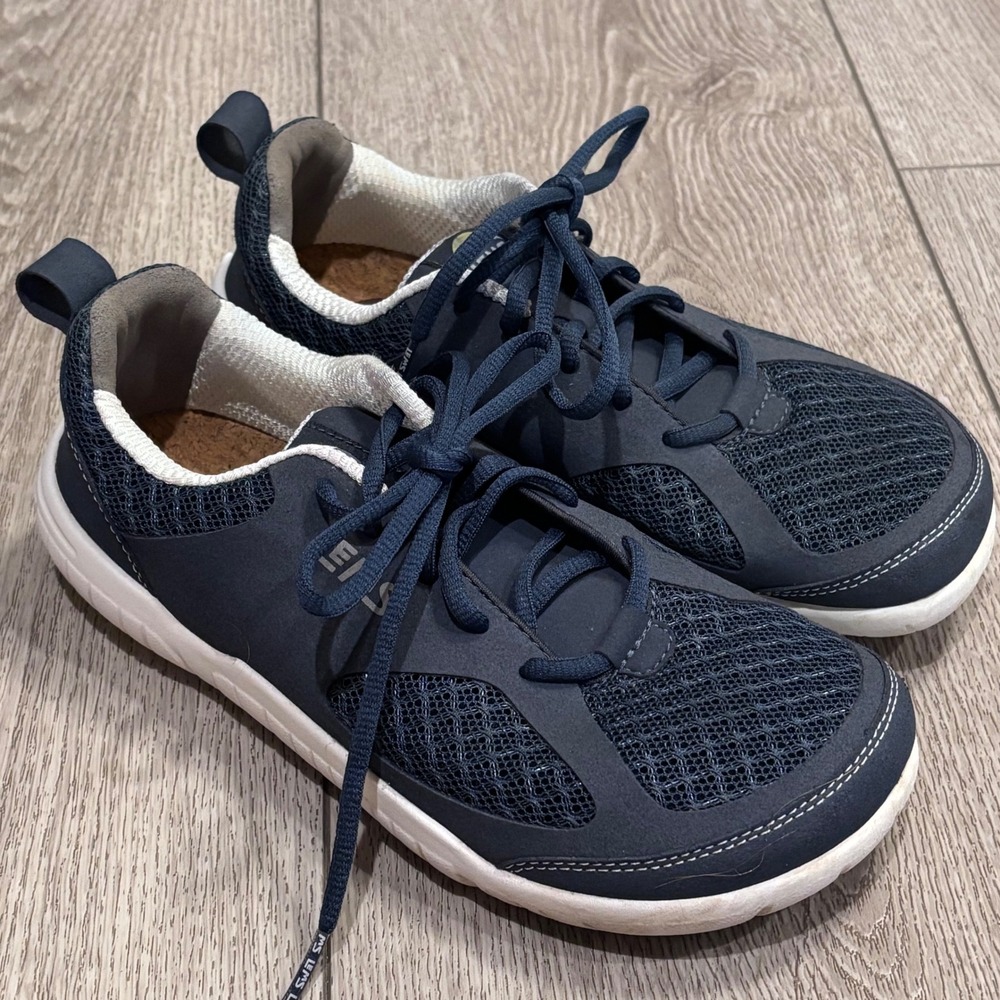 Lems Primal 3 Sneakers Men 7.5 Women 9 Blue Barefoot Zero Drop LEMS105 Eclipse